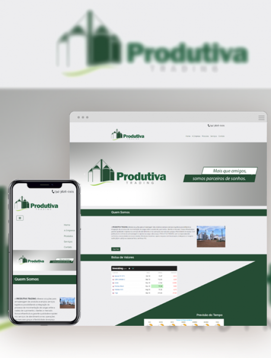 Produtiva Trading - Site Institucional